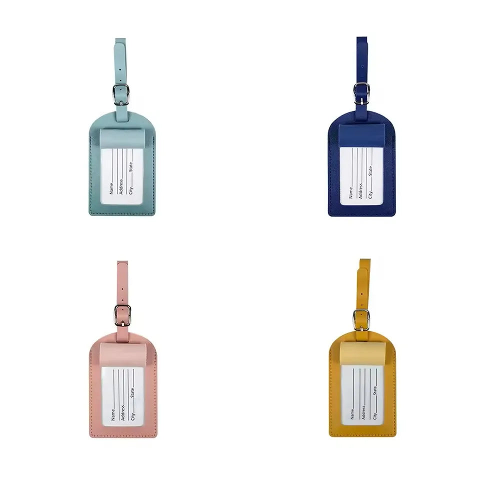 Cute Airplane Travel ID Tag