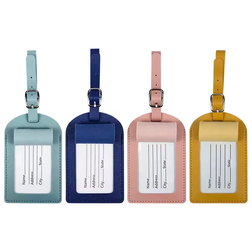 Cute Airplane Travel ID Tag