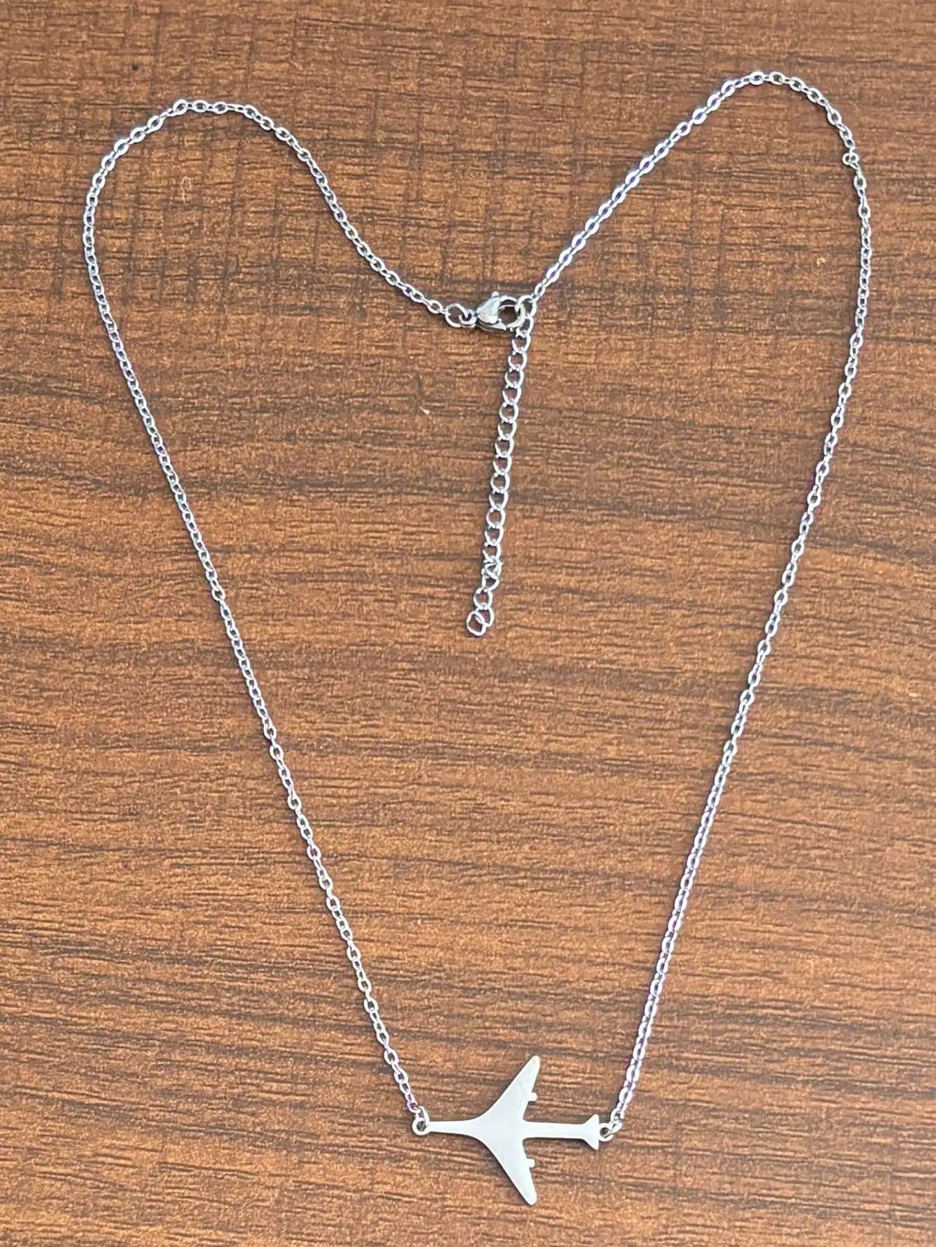 Aviator Glow 18K Gold Plated Airplane Necklace